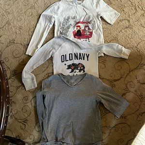 These are play shirts for a limb deficient (left) girl. Sizes 10-12